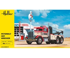 Heller Peterbilt 359 evakuatorius 1/43 surenkamas plastikinis modelis