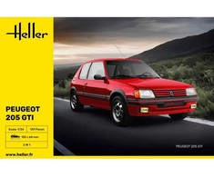 Heller Peugeot 205 GTI 1/24 surenkamas plastikinis modelis (82705)