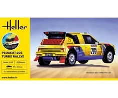Heller Peugeot 205 Turbo Rally 1/43 surenkamas dovanų rinkinys