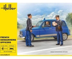 Heller Prancūzijos žandarmerijos pareigūnai 1/24 plastikinis rinkinys (82751)
