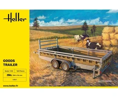 Heller prekių priekaba 1:24 – plastikinis surinkimo rinkinys 80778