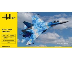 Heller Su-27UB/P Ukraina 1/72 surenkamo modelio rinkinys (80371)