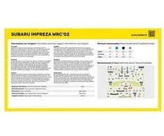 Heller Subaru Impreza WRC 2002 1:43 plastikinis dovanų rinkinys