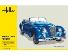Heller Talbot Lago Record 1:24 plastikinis surinkimo rinkinys