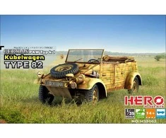 Hobilt Hero Hobby 1/35 vokiškas Kübelwagen Type 82 plastikinis rinkinys