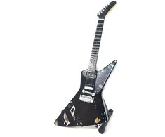 Hobilt Kolekcinė mini gitara „Scorpions“ – Matthias Jabs, mahagonas, 1:4