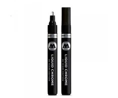 Hobilt MOLOTOW Liquid Chrome 4 mm žymeklis – veidrodinis chromo efektas