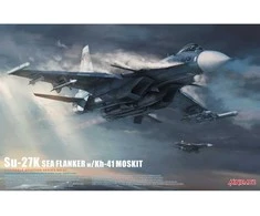 Hobilt Su-27K Sea Flanker su Kh-41 Moskit, plastikinis modelis 1/48