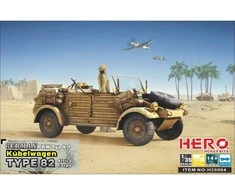 Hobilt Vokiškas Kübelwagen Type 82 Afrika Korps plastikinis modelis 1/35