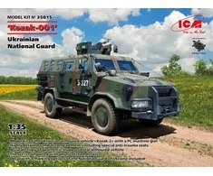 ICM Kozak-001 Ukrainos nacionalinė gvardija 1/35 modelio rinkinys 35015