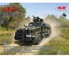 ICM Kozak-2 Ukrainos pasienio tarnyba 1/35 surenkamas plastiko modelis 35016