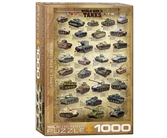 II pasaulinio karo tankų dėlionė 1000 detalių, Eurographics 8+