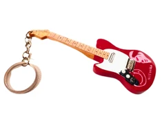 Indominiguitars Nirvana medinis gitaros raktų pakabukas – Kurt Cobain, mahagonas, fanams