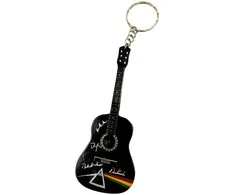 Indominiguitars Rožinė Floyd gitaros raktų pakabukas – Dark Side Tribute, mahoninis