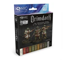 IONIC Smart Colors akrilinių dažų rinkinys miniatiūrų uniformoms Grimdark, 12 spalvų