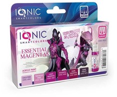 Ionic Smart Colors IONIC akrilinių dažų rinkinys miniatiūroms – Essential Magentas, 6 vnt (0512)