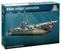 Italeri Biber nykštukinis povandeninis laivas 1/35 – surenkamas modelis
