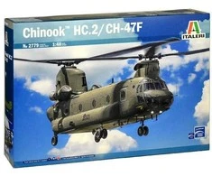 Italeri Boeing Chinook HC.2/CH-47F 1/48 plastikinis sraigtasparnio modelis
