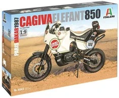 Italeri Cagiva Elefant 850 Paris-Dakar 1987 1/9 plastikinis surinkimo rinkinys