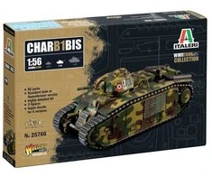 Italeri Char B1 Bis 1:56 plastikinis surenkamas tanko modelio rinkinys