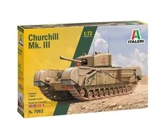 Italeri Churchill Mk.III tankas 1/72 plastikinis surenkamas modelis