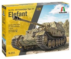 Italeri Elefant Sd.Kfz.184 tanko naikintuvas 1/35 surenkamas modelis