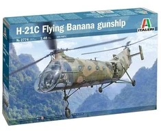Italeri H-21C Flying Banana Gunship 1/48 sraigtasparnio modelis 2774
