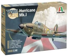 Italeri Hawker Hurricane Mk.I Aces 1/48 plastikinis surenkamas lėktuvo modelis