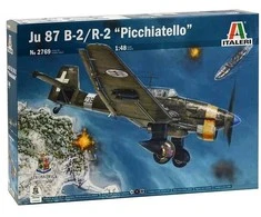 Italeri Junkers Ju 87 B-2/R-2 Stuka Picchiatello 1/48 plastikinis modelis