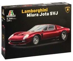 Italeri Lamborghini Miura Jota SVJ 1:24 plastikinis surinkimo rinkinys