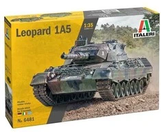 Italeri Leopard 1A5 tankas 1/35 plastikinis surinkimo rinkinys (6481)