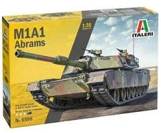 Italeri M1A1 Abrams 1/35 plastikinis surenkamas modelis (6596)