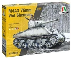 Italeri M4A3 Sherman 1/35 plastikinis tanko modelis