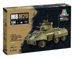 Italeri M8/M20 Greyhound šarvuotis 1/56 plastikinis modelis