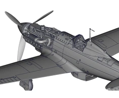 Italeri Macchi C.202 Folgore 1/32 plastikinis lėktuvo surinkimo rinkinys