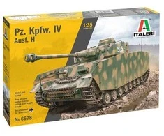 Italeri Panzer IV Ausf.H 1/35 plastikinis surinkamas modelis