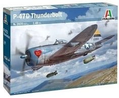 Italeri Republic P-47D Thunderbolt 1/48 – plastikinis lėktuvo modelis