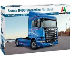 Italeri Scania R400 Streamline sunkvežimis 1/24 plastikinis rinkinys