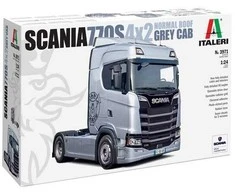 Italeri Scania S770 4x2 pilka kabina 1/24 plastikinis surenkamas rinkinys