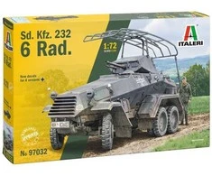 Italeri Sd.Kfz. 232 6-Rad 1/72 plastikinis karinis modelis