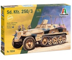 Italeri Sd.Kfz. 250/3 1/72 plastikinis modelis, surenkamas rinkinys