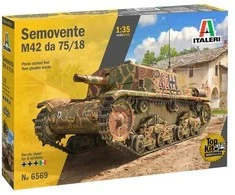Italeri Semovente M42 75/18 1/35 plastikinis surinkimo rinkinys