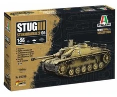 Italeri StuG III Sturmhaubitze 105 1/56 mastelis plastikinis modelis