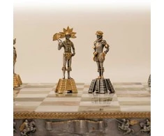 Italfama Kristupas Kolumbas: meniški ypatingos prabangos šachmatai