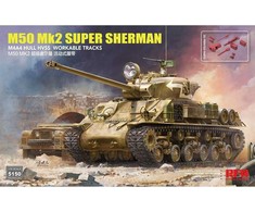Izraelio tankas M50 Mk2 Super Sherman 1/35 plastikinis modelis RFM-5150