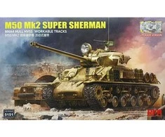 Izraelio tankas M50 Super Sherman Mk2 1/35 RFM-5151