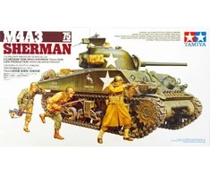 JAV tankas M4A3 Sherman 75 mm 1/35 Tamiya plastikinis surenkamas modelis