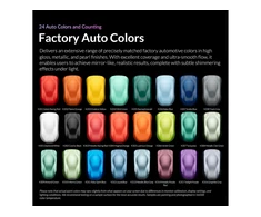 Kaleido ColorWorks akriliniai dažai Flame Oranžinis Auto Colors 20 ml K202