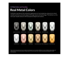 Kaleido ColorWorks RapidAir akriliniai dažai, metalinė Zirkonio juoda 20 ml