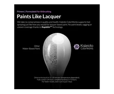 Kaleido ColorWorks RapidAir blizgus juodas gruntas 60 ml KP104
